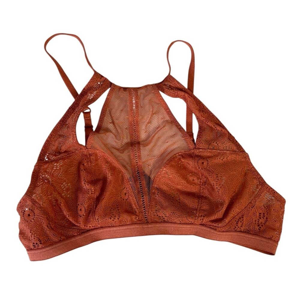 Victoria’s Secret Very Sexy Lace Bralette in Rust Orange - Size S